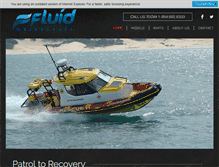 Tablet Screenshot of fluidboats.com
